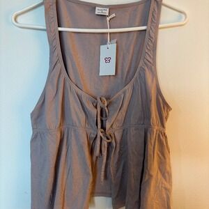 NWTO Sunday Best Cannoli top Aritzia Mauve medium women's top festival coquette